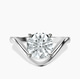 Platinum Eden Crest Lab Diamond Ring front image