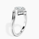Platinum Ava Crest Lab Diamond Ring standing product image one
