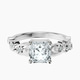 Platinum Catrina Cutwork Lab Diamond Ring front image