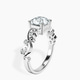 Platinum Catrina Cutwork Lab Diamond Ring standing product image one