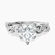 Platinum Catrina Cutwork Lab Diamond Ring front image