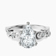 Platinum Catrina Cutwork Lab Diamond Ring front image