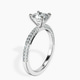 Platinum Grace Micro pavé Eternity Lab Diamond Ring standing product image one
