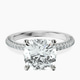 Platinum Grace Micro pavé Eternity Lab Diamond Ring front image