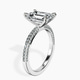 Platinum Grace Micro pavé Eternity Lab Diamond Ring standing product image one