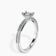 Platinum Grace Micro pavé Eternity Lab Diamond Ring standing product image one