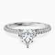 Platinum Grace Micro pavé Eternity Lab Diamond Ring front image