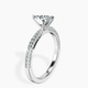 Platinum Grace Micro pavé Eternity Lab Diamond Ring standing product image one