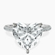 Platinum Grace Micro pavé Eternity Lab Diamond Ring front image