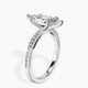 10kt White Gold Grace Micro pavé Eternity Lab Diamond Ring standing product image one