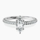 Platinum Grace Micro pavé Eternity Lab Diamond Ring front image