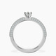 Platinum Grace Micro pavé Eternity Lab Diamond Ring side right image one
