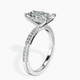 Platinum Grace Micro pavé Eternity Lab Diamond Ring standing product image one
