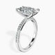 Platinum Grace Micro pavé Eternity Lab Diamond Ring standing product image one