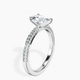 14kt White Gold Grace Micro pavé Eternity Lab Diamond Ring standing product image one