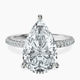 18kt White Gold Grace Micro pavé Eternity Lab Diamond Ring front image