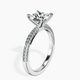 Platinum Grace Micro pavé Eternity Lab Diamond Ring standing product image one