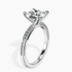 18kt White Gold Grace Micro pavé Eternity Lab Diamond Ring standing product image one