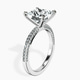 10kt White Gold Grace Micro pavé Eternity Lab Diamond Ring standing product image one