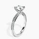 Platinum Grace Micro pavé Eternity Lab Diamond Ring standing product image one