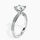 10kt White Gold Grace Micro pavé Eternity Lab Diamond Ring standing product image one
