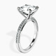 18ct White Gold Grace Micro pavé Eternity Lab Diamond Ring standing product image one