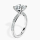 18kt White Gold Grace Micro pavé Eternity Lab Diamond Ring standing product image one