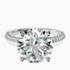 10kt White Gold Grace Micro pavé Eternity Lab Diamond Ring front image