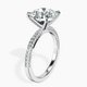 10kt White Gold Grace Micro pavé Eternity Lab Diamond Ring standing product image one