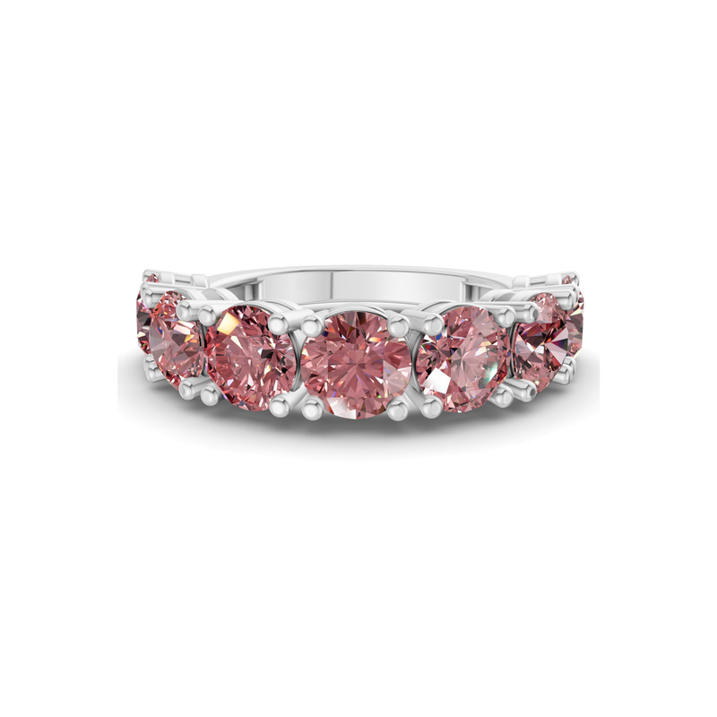 9ct White Gold Adela Round Lab Diamond Anniversary Band (1 Ct. Tw.) front image