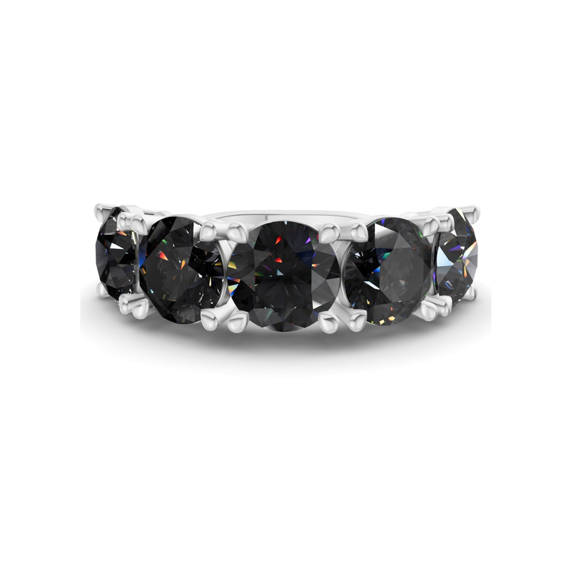 14ct White Gold Noella Round Lab Diamond Anniversary Band (1/2 Ct. Tw.) front image