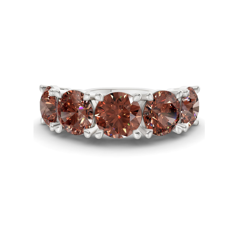 14ct Rose Gold Noella Round Lab Diamond Anniversary Band (1/2 Ct. Tw.) front image