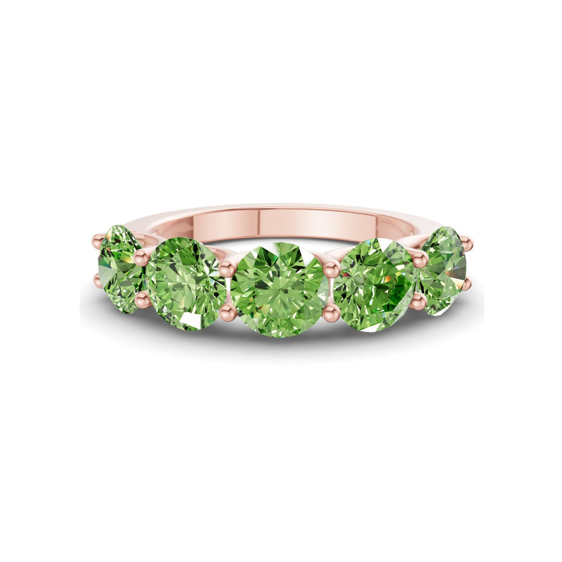 9ct Rose Gold Camille Round Lab Diamond Anniversary Band (1/2 Ct. Tw.) front image
