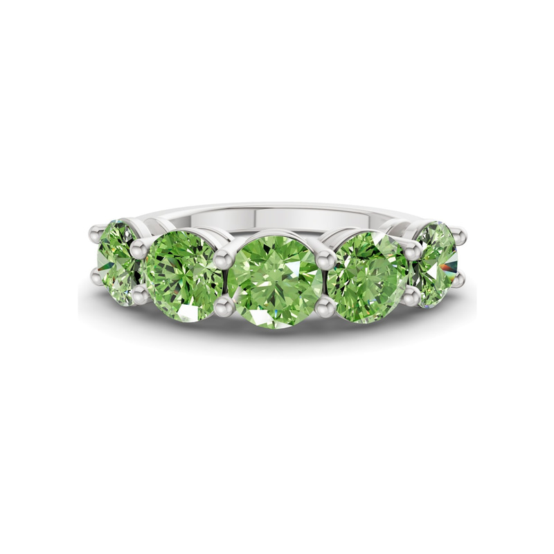 9ct White Gold Elowyn Round Lab Diamond Anniversary Band (1/2 Ct. Tw.) front image
