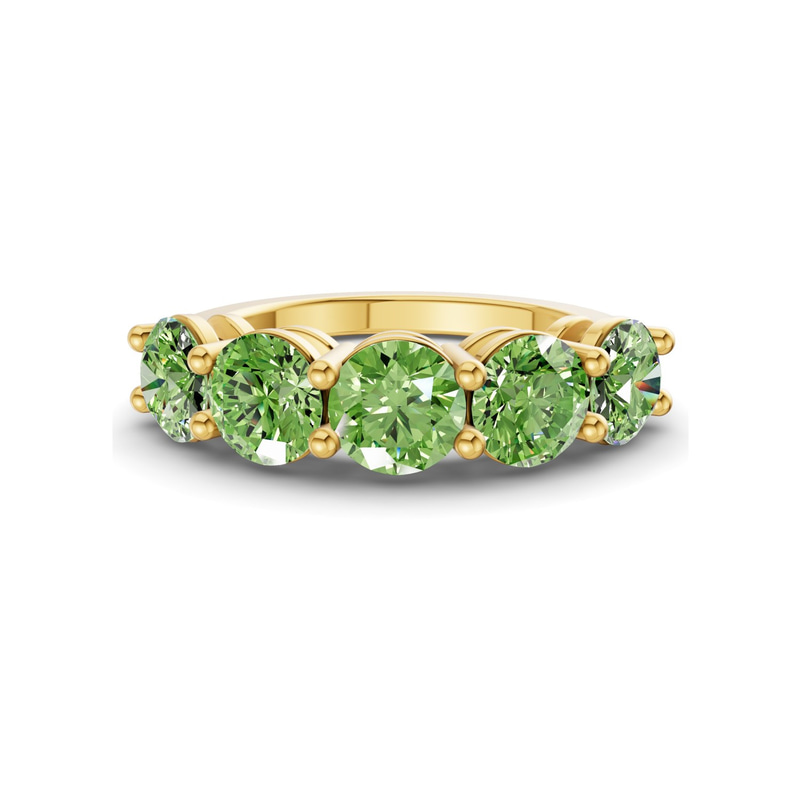 14ct Yellow Gold Elowyn Round Lab Diamond Anniversary Band (1/2 Ct. Tw.) front image