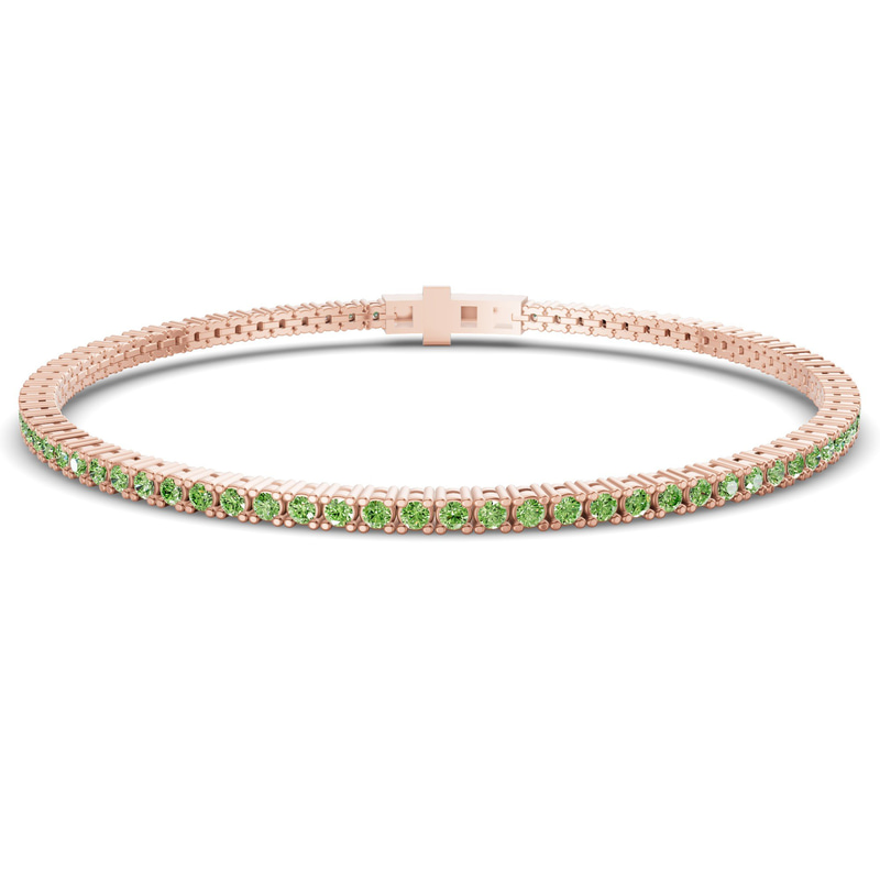 14kt Rose Gold Darcy Round Lab Diamond Tennis Bracelet (2 Ct. Tw.) front image