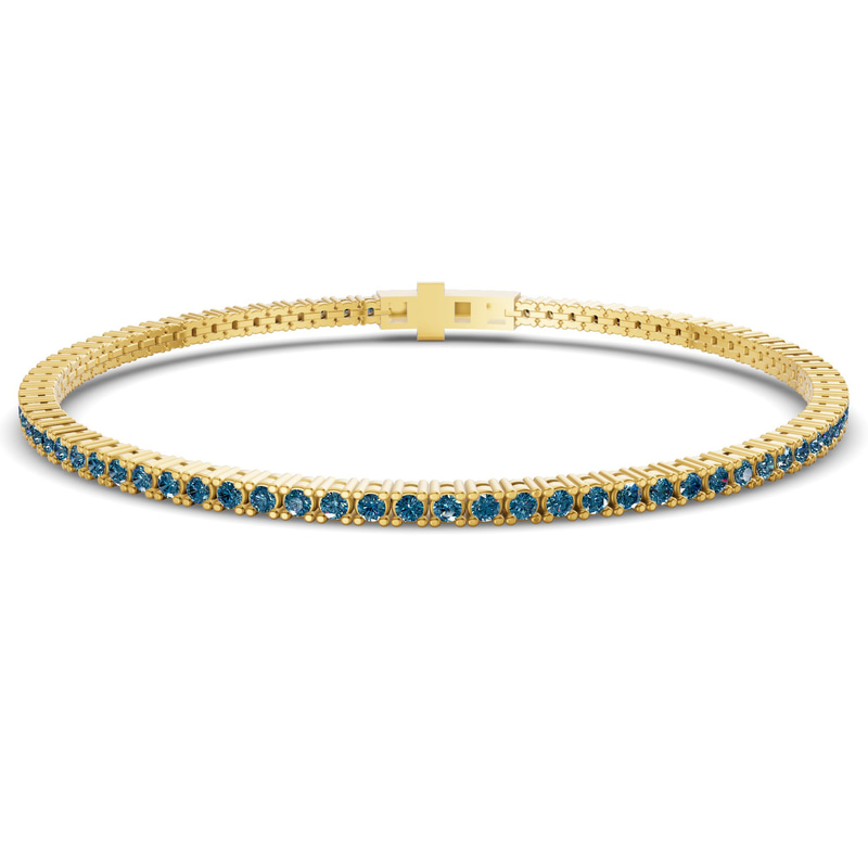 10kt Yellow Gold Darcy Round Lab Diamond Tennis Bracelet (2 Ct. Tw.) front image