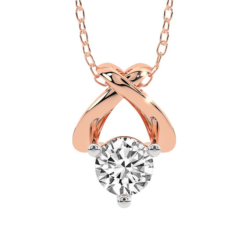 Adriana Lab Grown Diamond Pendant front view