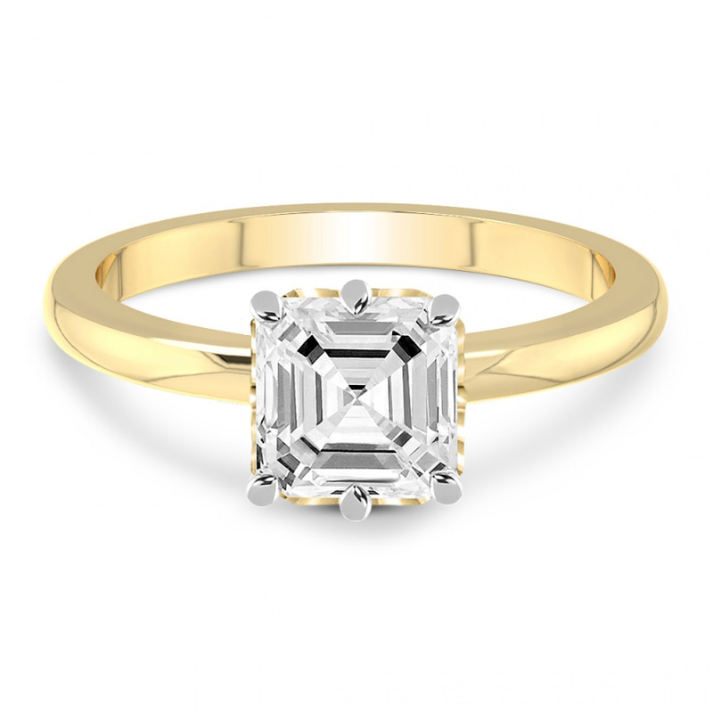 Malissa Solitaire Lab Diamond Ring front view