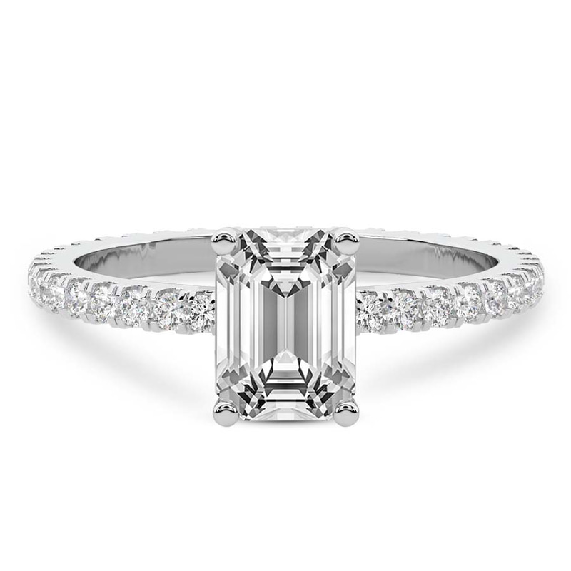 Claire Full Eternity Lab Diamond Ring front view