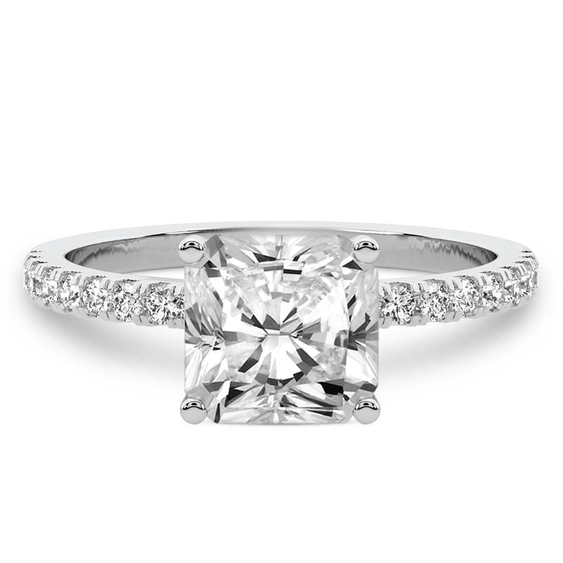 Venetia Half Eternity Lab Diamond Ring front view