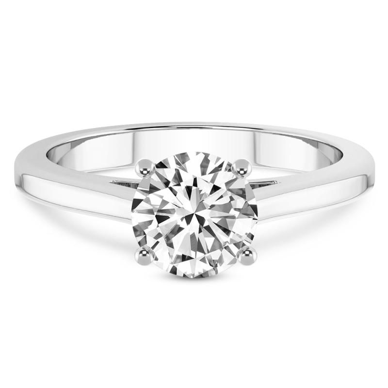 Siran Secret Halo Lab Diamond Ring front view