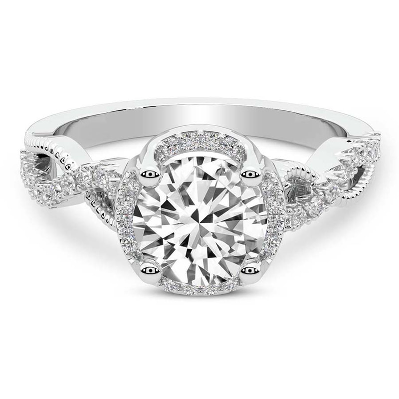 Astoré Channel Glided Lab Diamond Ring front view