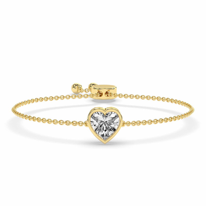14kt Yellow Gold Kyra Heart Fashion Bracelet (2 Ct. Tw.) front image