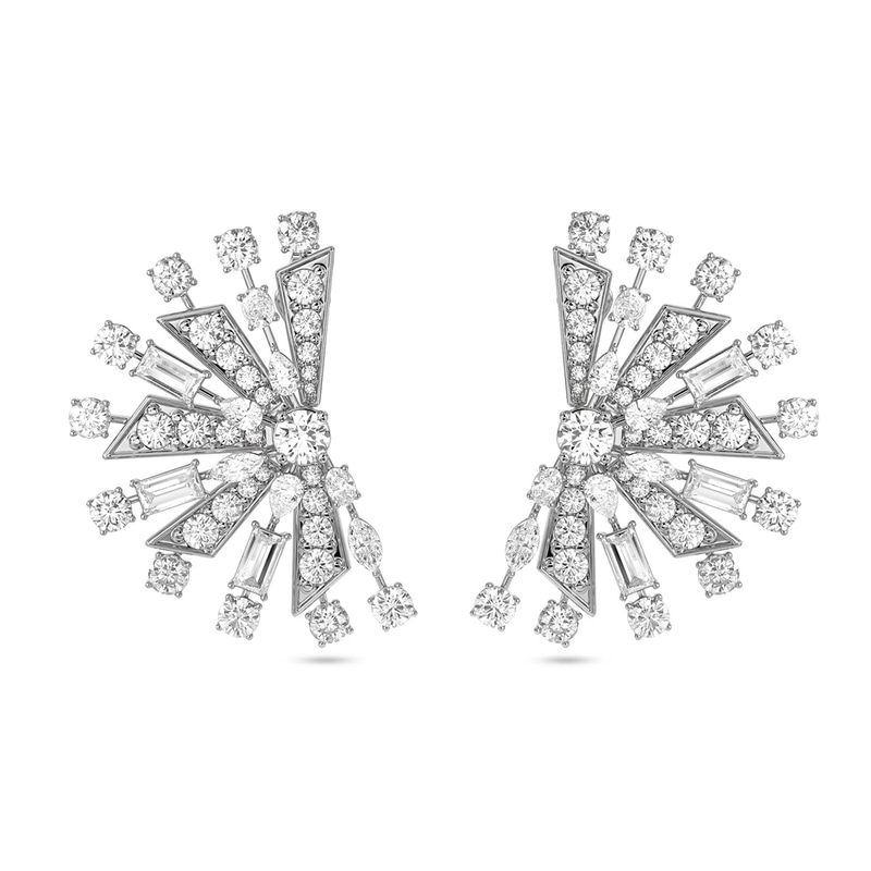 14ct White Gold Flashing Lights Earrings (13 Ct. Tw.) front image