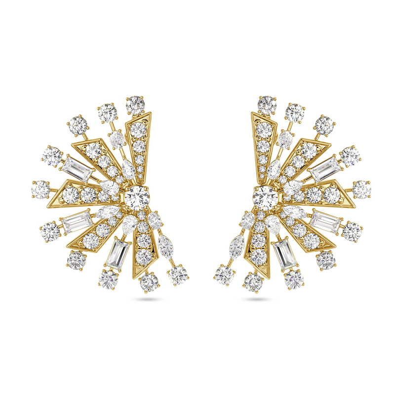 10kt Yellow Gold Flashing Lights Earrings (13 Ct. Tw.) front image