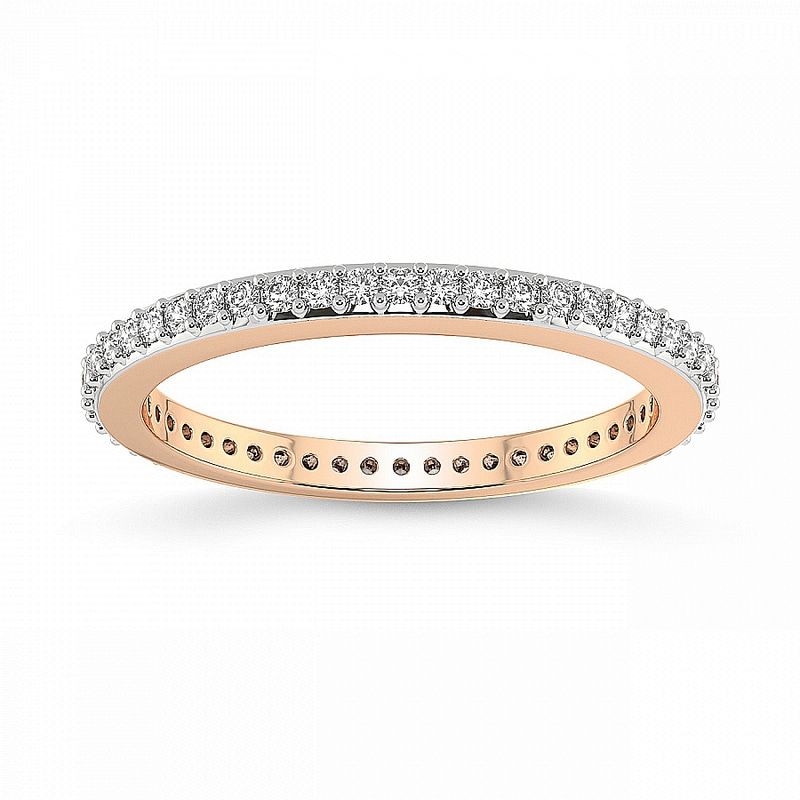 9ct Rose Gold Nora Wedding Band (3/8 Ct. Tw.) front image