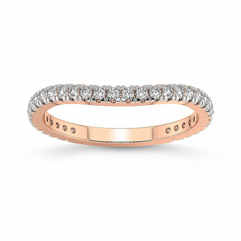 18kt Rose Gold Zea Wedding Band (1/3 Ct. Tw.) front image