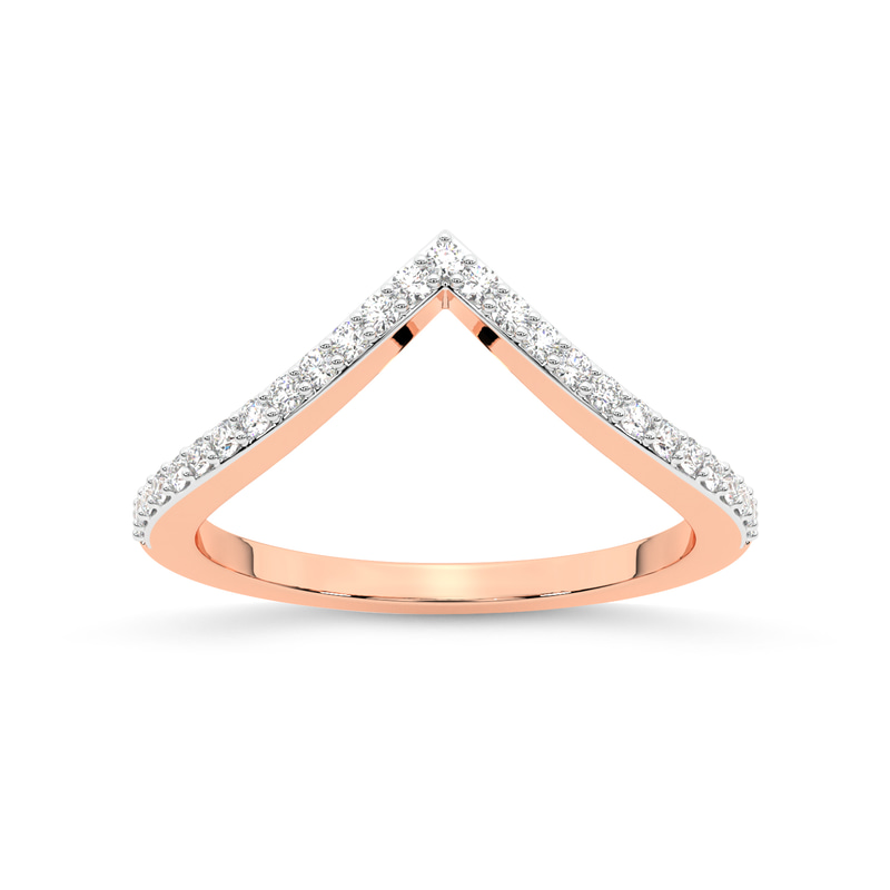 10kt Rose Gold Edda Wedding Band (1/3 Ct. Tw.) front image