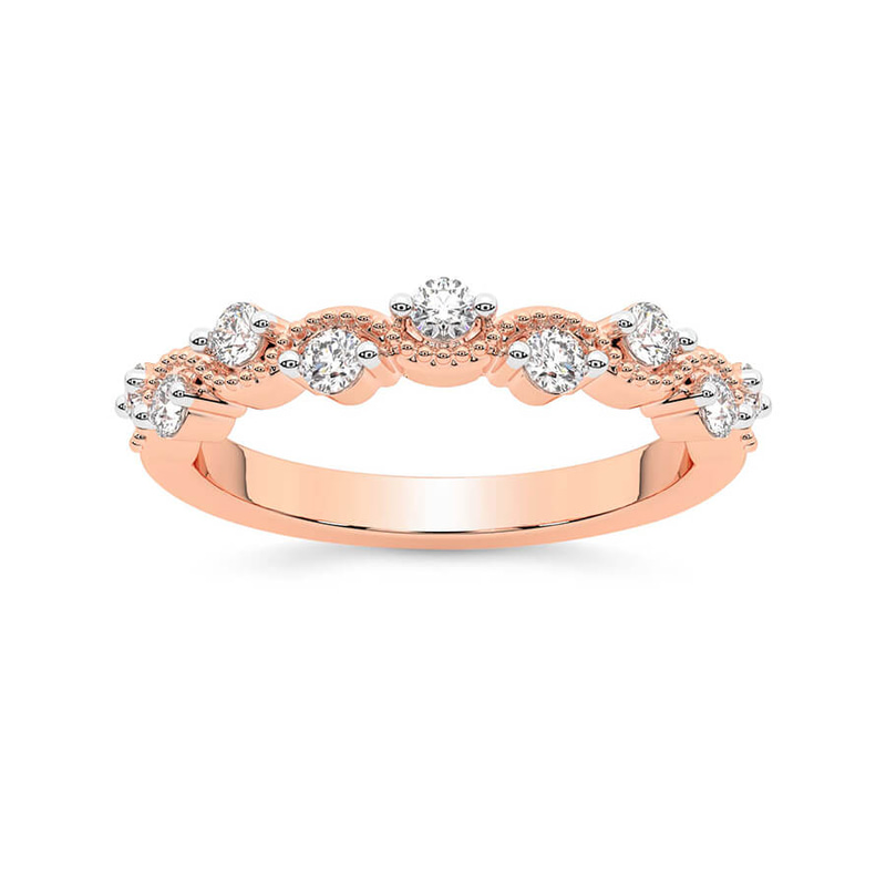 18kt Rose Gold Esme Wedding Band (1/3 Ct. Tw.) front image
